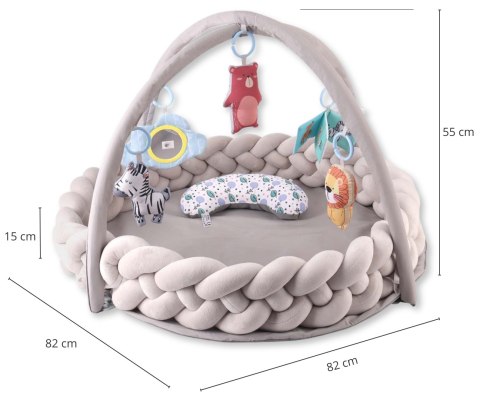 TinyMini 8676 Mata edukacyjna Warkocz