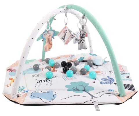 Mata edukacyjna dla noworodka niemowlaka, sensoryczna, zawieszki Czuczuś 0+