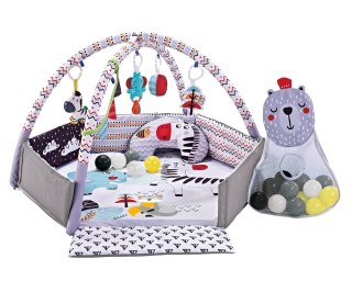 Mata edukacyjna wielofunkcyjna dla niemowlaka + kojec Śpiący Miś wiek 0m+