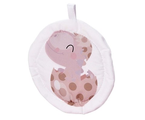 Mata edukacyjna dla noworodka niemowlaka dziewczynki, różowa, Dino 0+