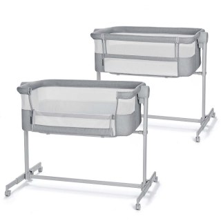 KINDERKRAFT Łóżeczko dostawne Nestee Up light grey