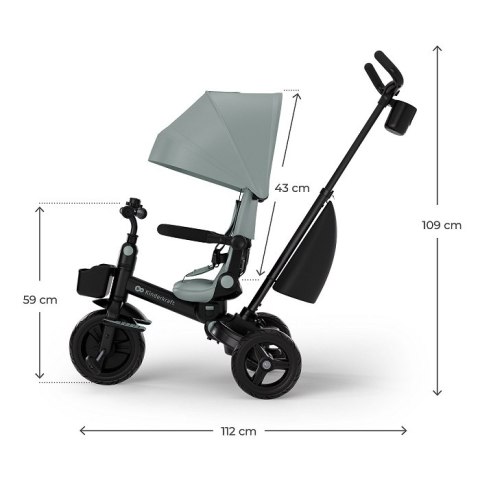 KINDERKRAFT Rowerek trójkołowy AVEO 2 Plus Green
