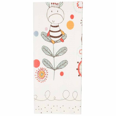 Mata edukacyjna piankowa dwustronna składana 180x200cm zwierzęta wzór