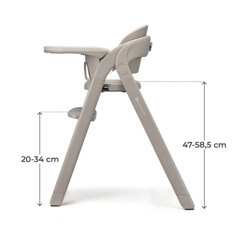 KINDERKRAFT Krzesełko TINO grey do110kg