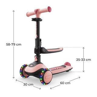 KINDERKRAFT Hulajnoga HALLEY 2 rose pink