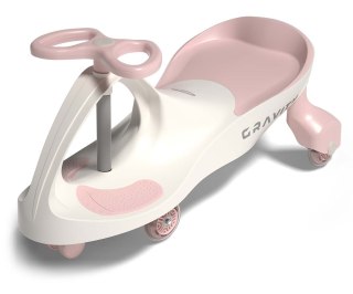 Jeździk Grawitacyjny dla dziecka, kółka LED, Kremowy, Milly Mally, wiek 3+