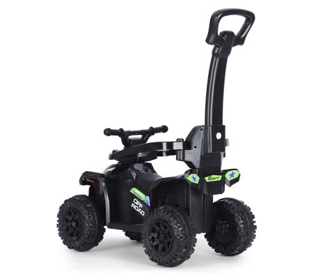 Jeździk z rączką, samochodzik dla dziecka Wild Black Milly Mally 12m+