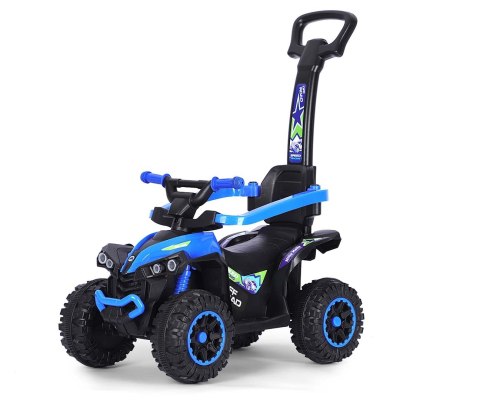 Jeździk z rączką, samochodzik dla dziecka Wild Blue Milly Mally 12m+