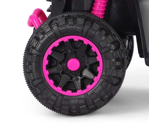 Jeździk z rączką, samochodzik dla dziecka Wild Pink Milly Mally 12m+