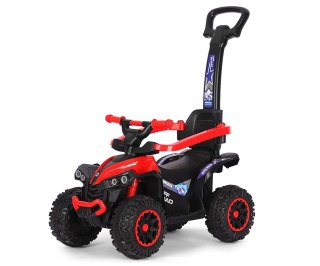Jeździk z rączką, samochodzik dla dziecka Wild Red Milly Mally 12m+