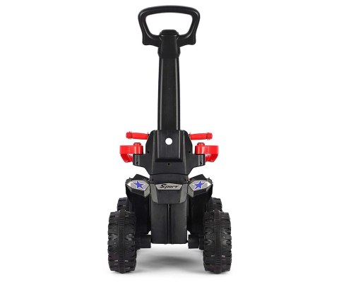 Jeździk z rączką, samochodzik dla dziecka Wild Red Milly Mally 12m+