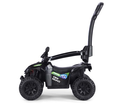 Jeździk z rączką, samochodzik dla dziecka Wild Black Milly Mally 12m+ EMP