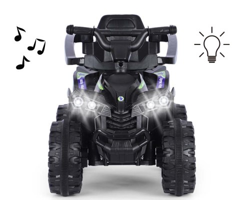 Jeździk z rączką, samochodzik dla dziecka Wild Black Milly Mally 12m+ EMP