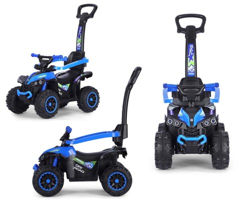 Jeździk z rączką, samochodzik dla dziecka Wild Blue Milly Mally 12m+ EMP