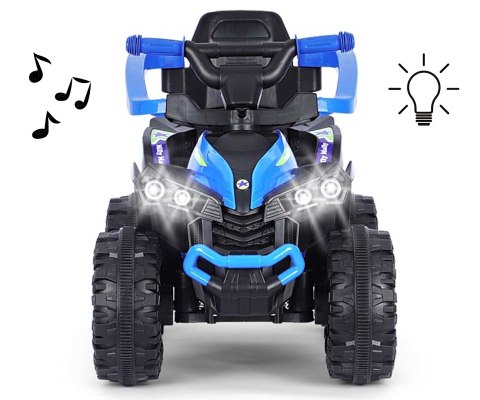 Jeździk z rączką, samochodzik dla dziecka Wild Blue Milly Mally 12m+ EMP