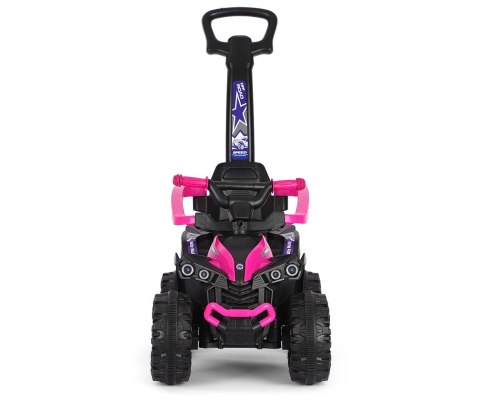Jeździk z rączką, samochodzik dla dziecka Wild Pink Milly Mally 12m+ EMP