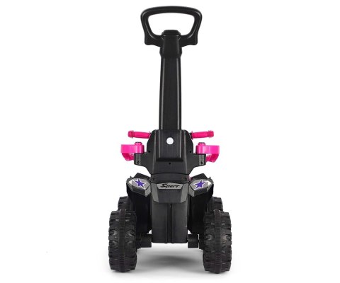 Jeździk z rączką, samochodzik dla dziecka Wild Pink Milly Mally 12m+ EMP