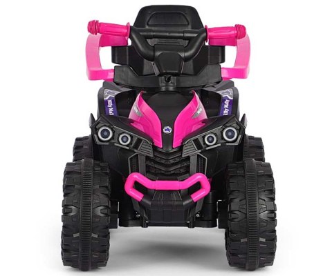 Jeździk z rączką, samochodzik dla dziecka Wild Pink Milly Mally 12m+ EMP