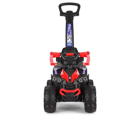 Jeździk z rączką, samochodzik dla dziecka Wild Red Milly Mally 12m+ EMP