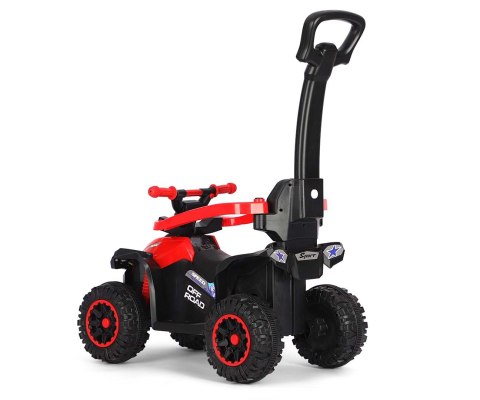 Jeździk z rączką, samochodzik dla dziecka Wild Red Milly Mally 12m+ EMP