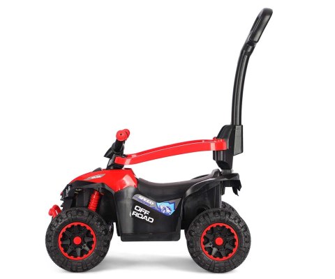 Jeździk z rączką, samochodzik dla dziecka Wild Red Milly Mally 12m+ EMP
