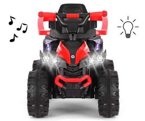 Jeździk z rączką, samochodzik dla dziecka Wild Red Milly Mally 12m+ EMP