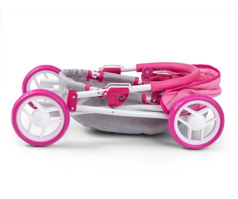 Wózek dla lalek Dori Prestige Pink EMP