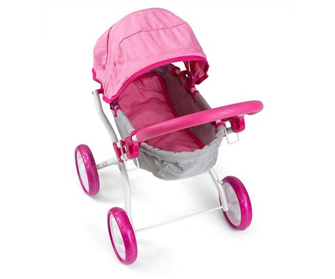 Wózek dla lalek Dori Prestige Pink EMP