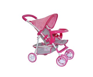 Wózek dla lalek Kate Prestige Pink EMP
