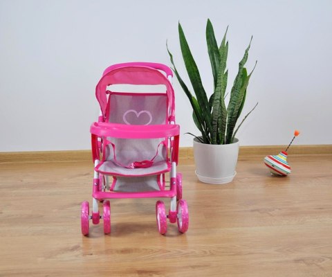 Wózek dla lalek Kate Prestige Pink EMP