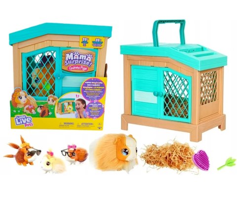 Interaktywna edukacyjna zabawka Świnka Morska Little Live Pets Mama Minis EMP