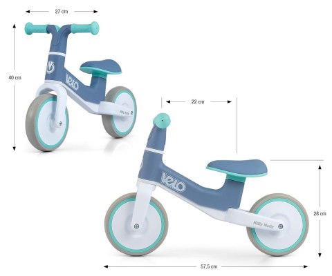 Milly Mally Rowerek Biegowy Velo Mint 18m+ EMP