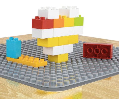 Milly Mally Zestaw mebli Olaf Blocks - Stolik i dwa krzesełka Dark Grey EMP
