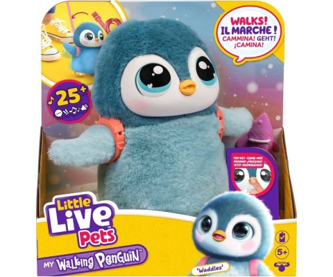 Moose Toys 26535 Little Live Pets Interaktywny Pingwin Waddles EMP