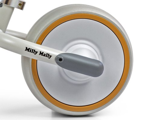 Rowerek biegowy Milly Mally Skippy dla 2 latka - lekki , koła EVA, Biały EMP
