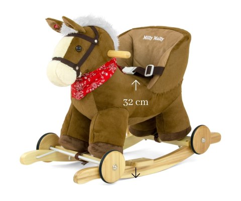 MILLY MALLY 2193 Koń Polly Dark Brown EMP