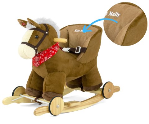 MILLY MALLY 2193 Koń Polly Dark Brown EMP