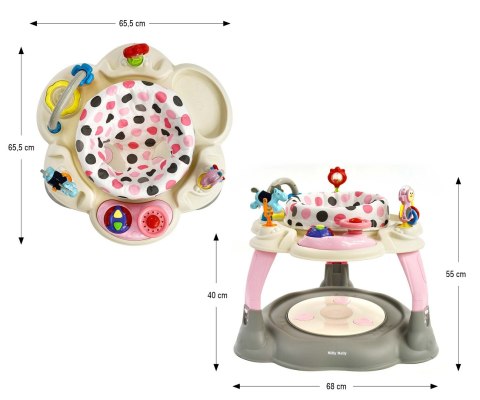 Milly Mally Centrum Aktywności Twist Pastel Dots EMP