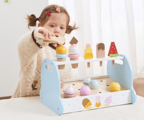 Drewniana Mini Lodziarnia Cukiernia dla dzieci, Viga, wiek 3+