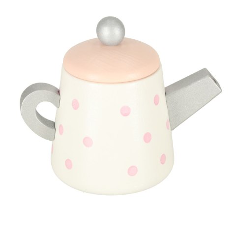 Zestaw serwis kawowy dla dzieci drewniany, filiżanki, tacka, LULILO, 3+