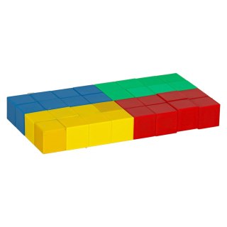 Klocki magnetyczne konstrukcyjne sześcienne 3d kostki - 32 el. wiek 3+