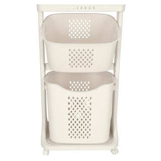 Koszyczki na zabawki, plastikowy kosz na ubrania organizer jeżdżący