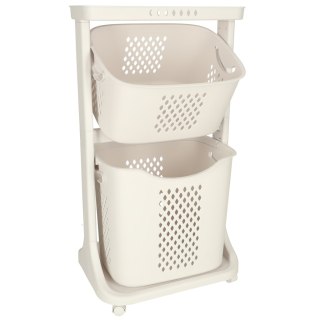 Koszyczki na zabawki, plastikowy kosz na ubrania organizer jeżdżący