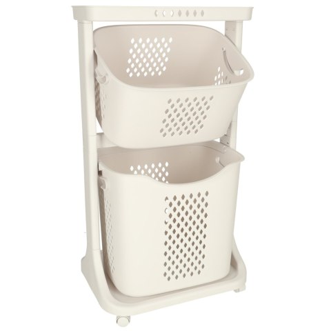 Koszyczki na zabawki, plastikowy kosz na ubrania organizer jeżdżący