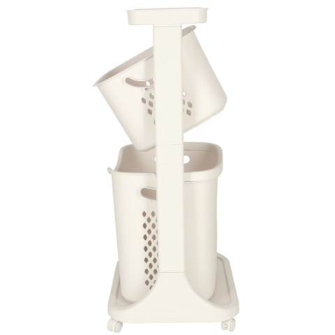 Koszyczki na zabawki, plastikowy kosz na ubrania organizer jeżdżący