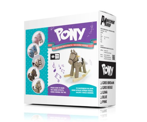 Koń Pony Gray Dot Koń Pony Gray Dot