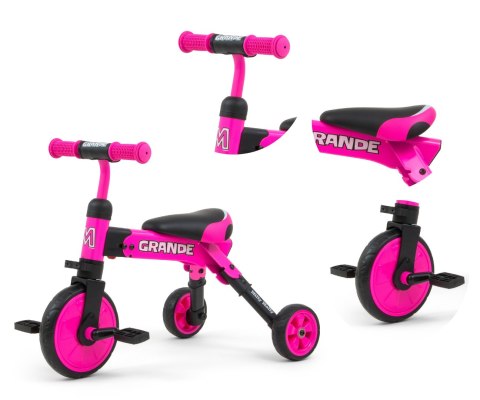 Rowerek 2w1 Grande Pink 12m+