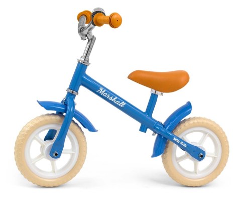 Rowerek biegowy Milly Mally Marshall dla 2 latka, koła EVA, Niebieski