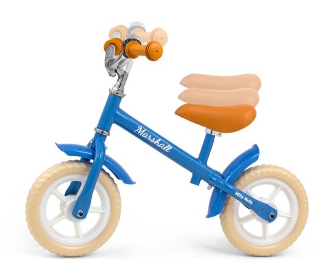 Rowerek biegowy Milly Mally Marshall dla 2 latka, koła EVA, Niebieski