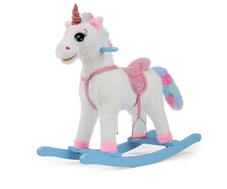 Konik na biegunach dla dzieci grający, Milly Mally Łatek Unicorn wiek 18m+